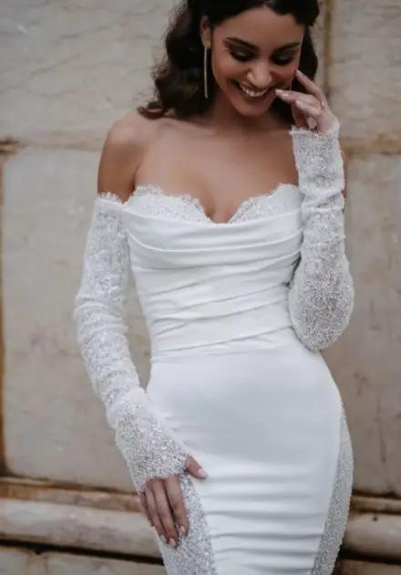 Model wearing an Allure Bridals gown