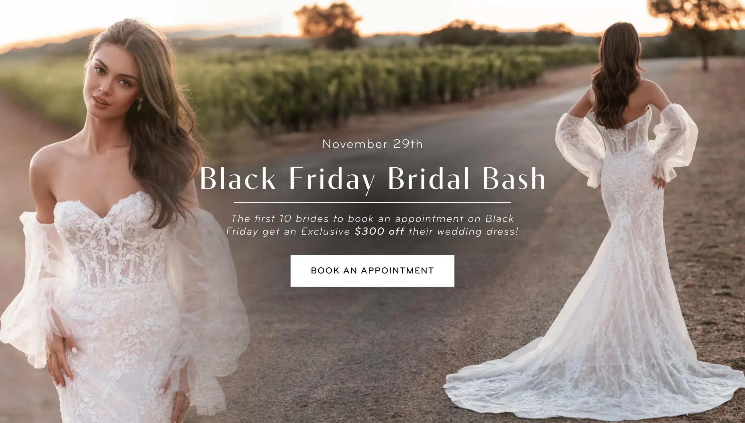 Black Friday Bridal Bash at Stellas Bride Desktop