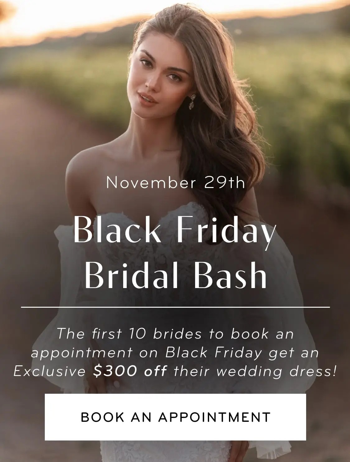 Black Friday Bridal Bash at Stellas Bride Mobile